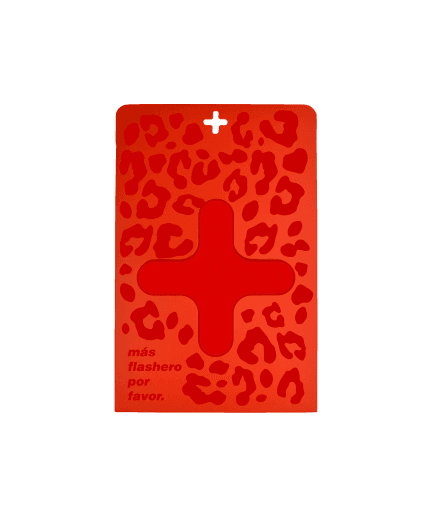SKINS REFLEX ANIMAL PRINT ROJO