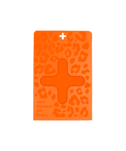 SKINS REFLEX ANIMAL PRINT NARANJA