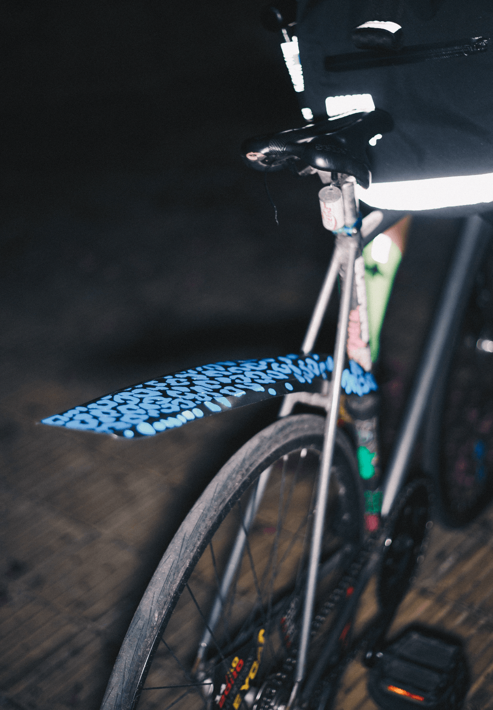 skin animal print azul